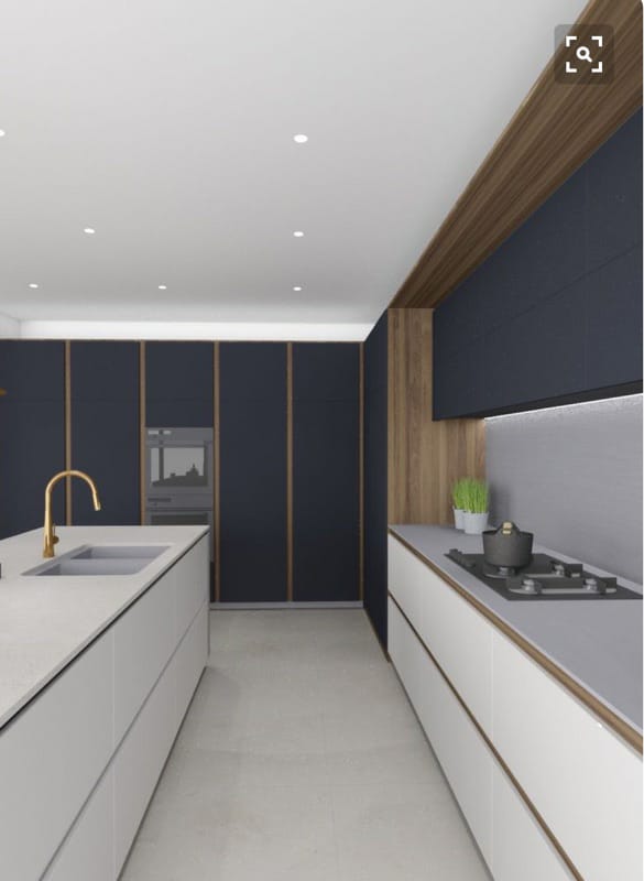 galley kitchen
