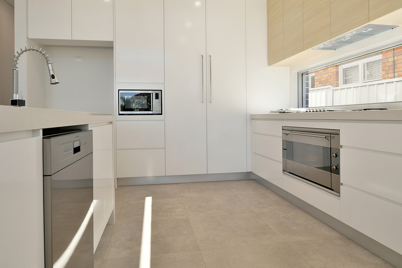 white kitchen cupboard