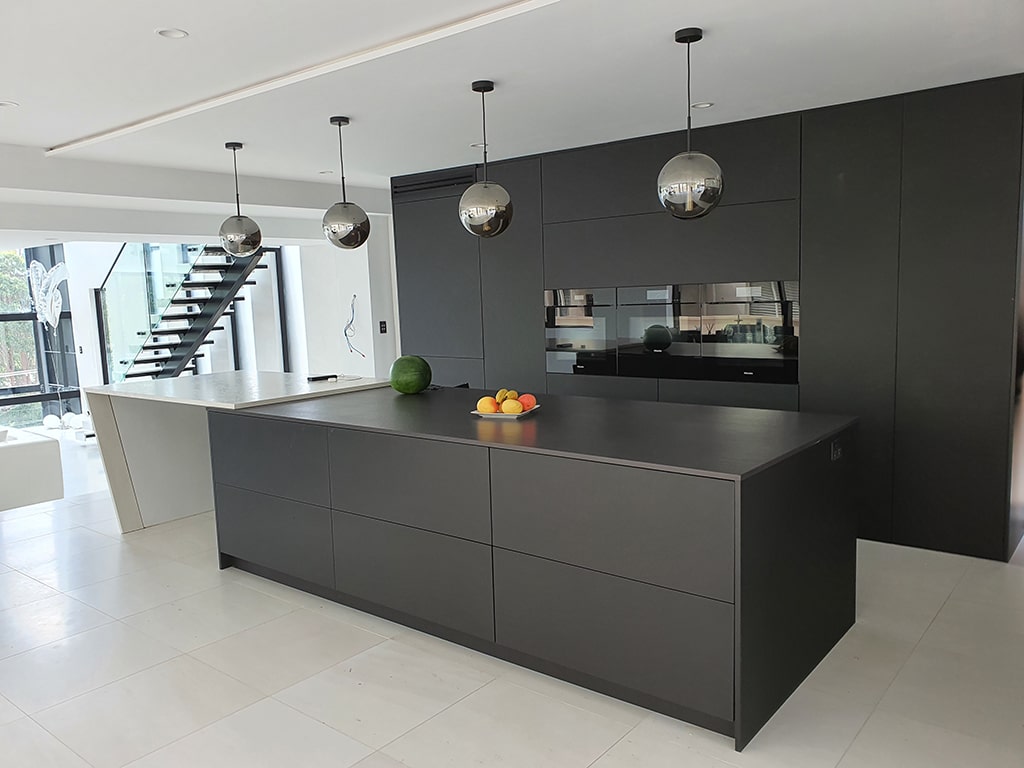 Black Kitchen Cabinets