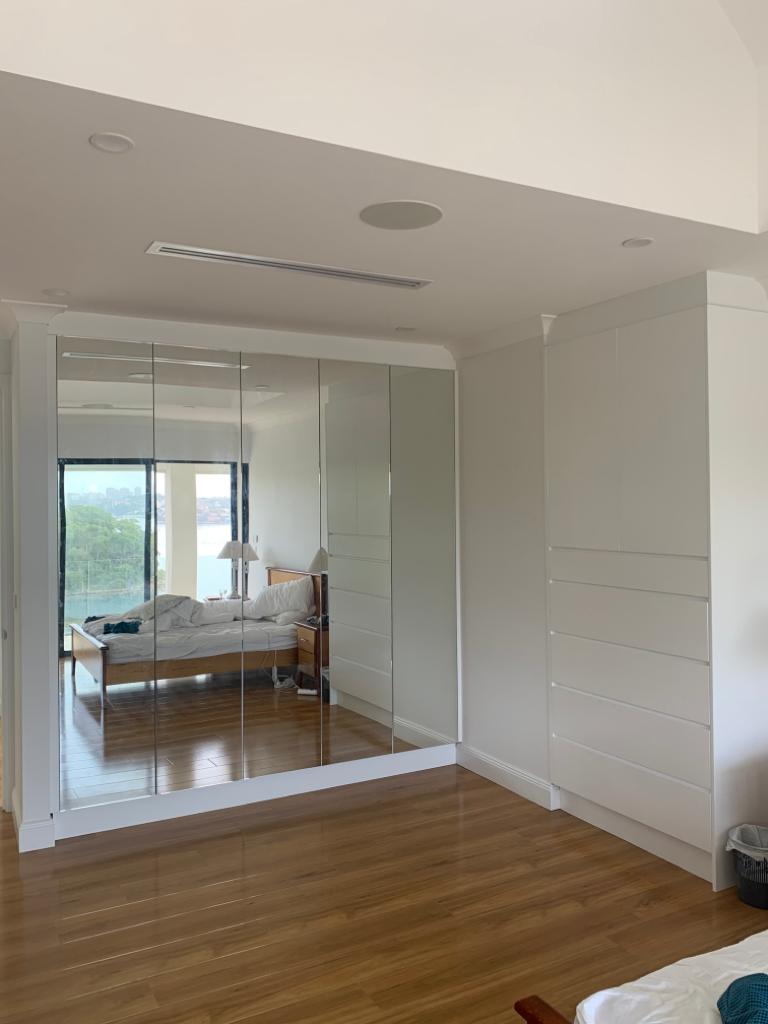 glass wardrobe doors