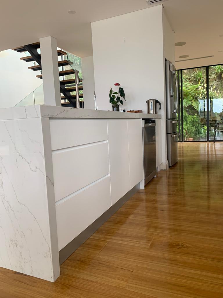 handless kitchen cabinets