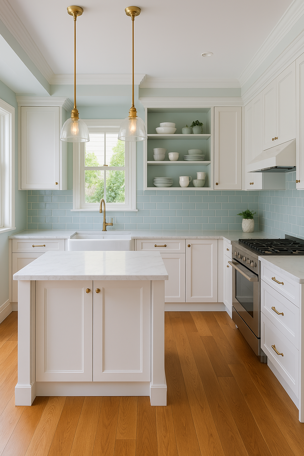 Hamptons Style Kitchens for Small Space