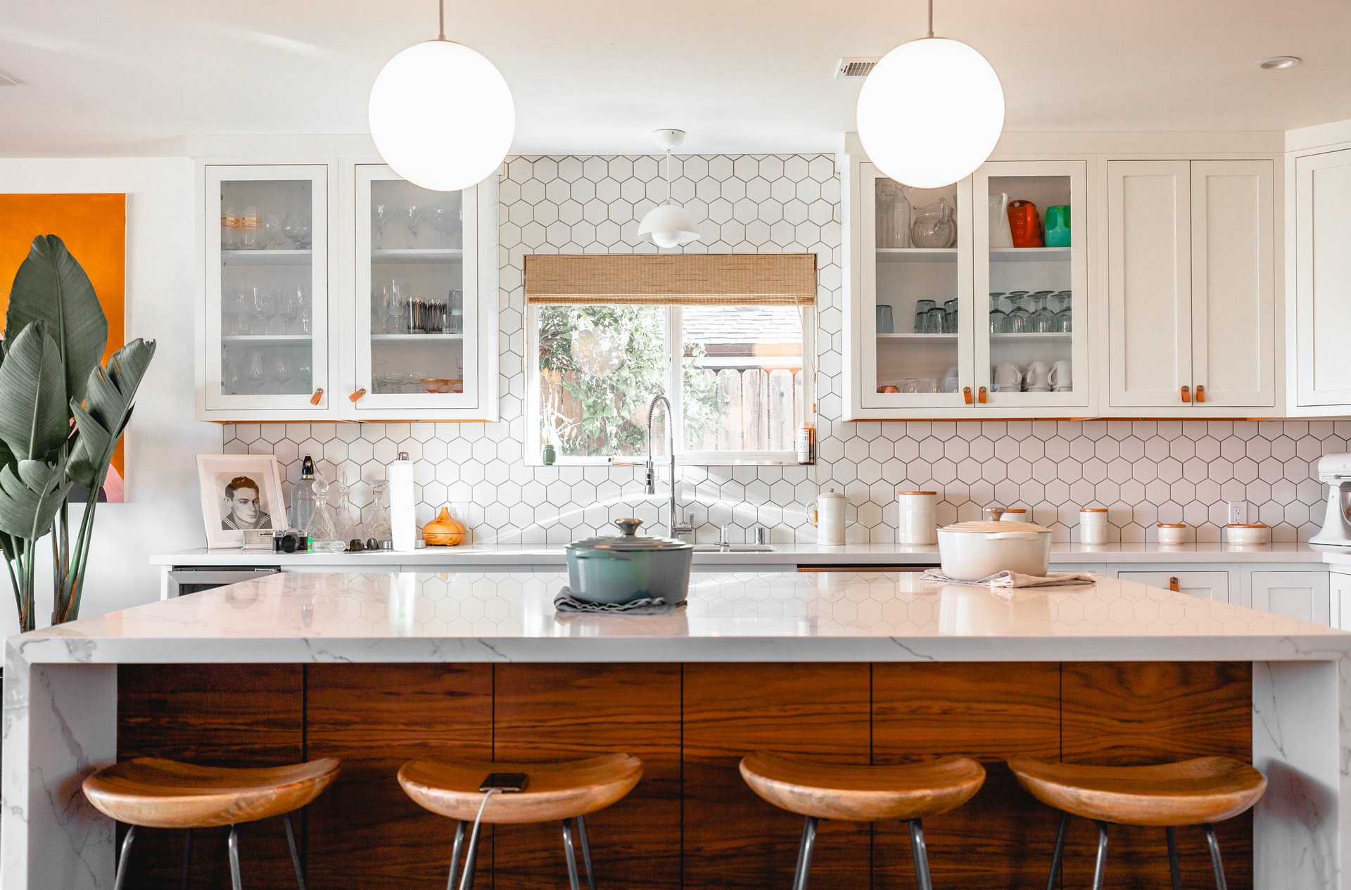Kitchen with Glass Cabinets Kitchen with Glass Cabinets