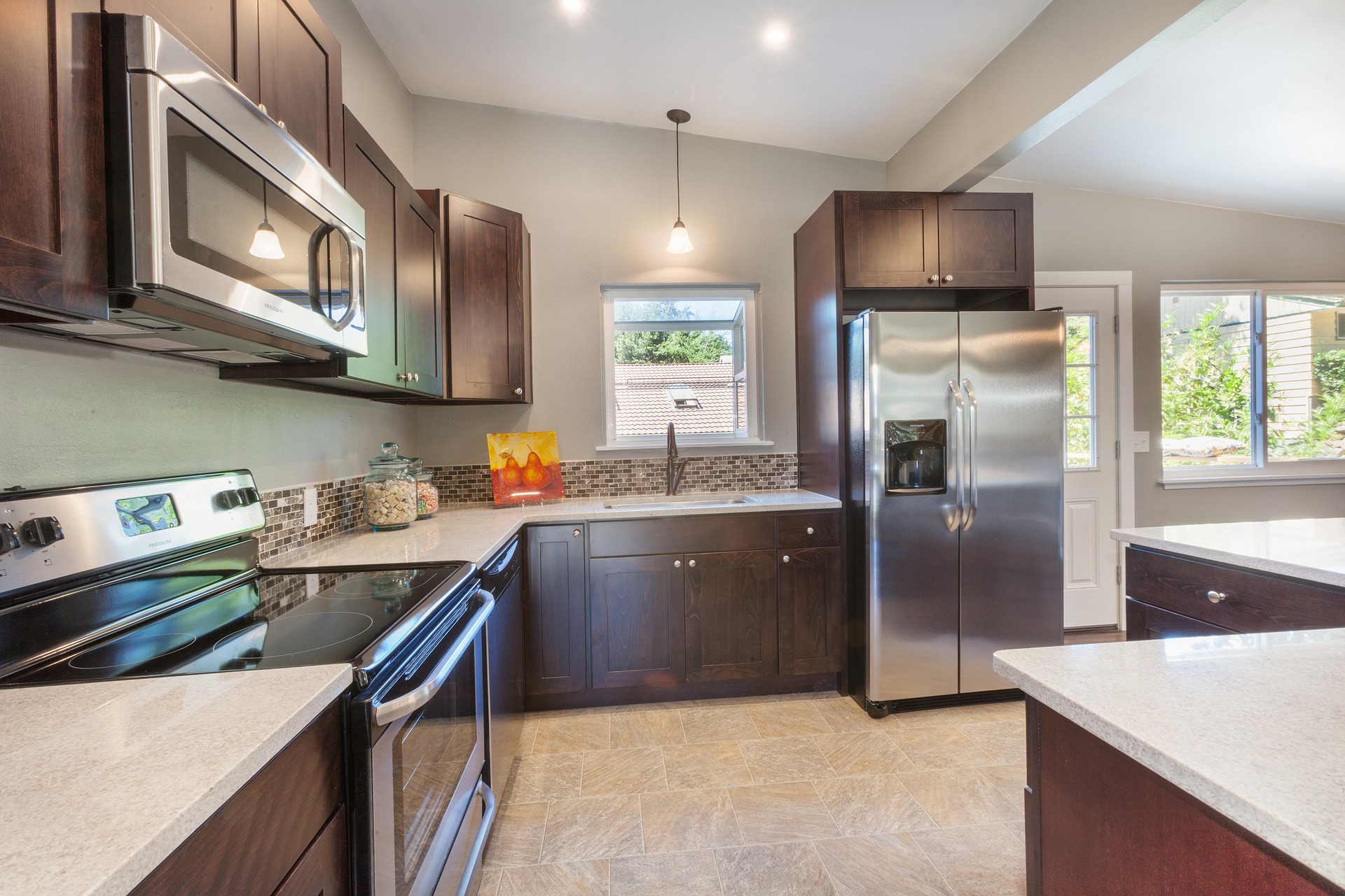 Dark Wood Kitchen Cabinets Wooden Kitchen Cabinets