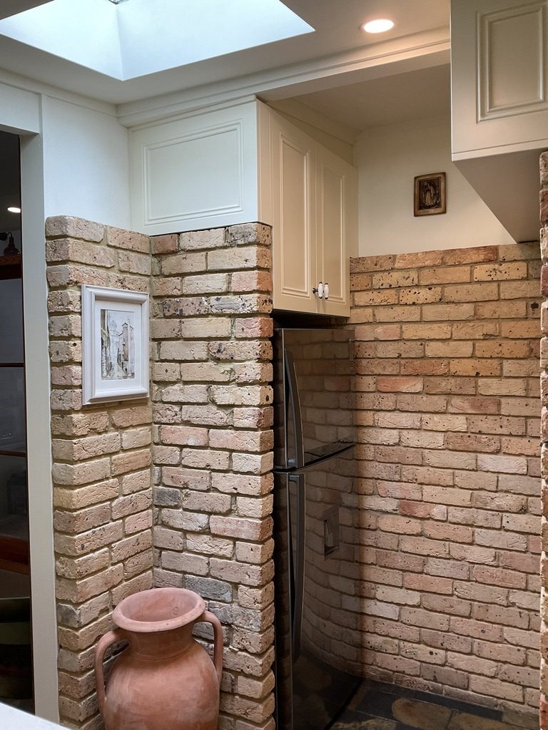 Brick Walls in Kitchen