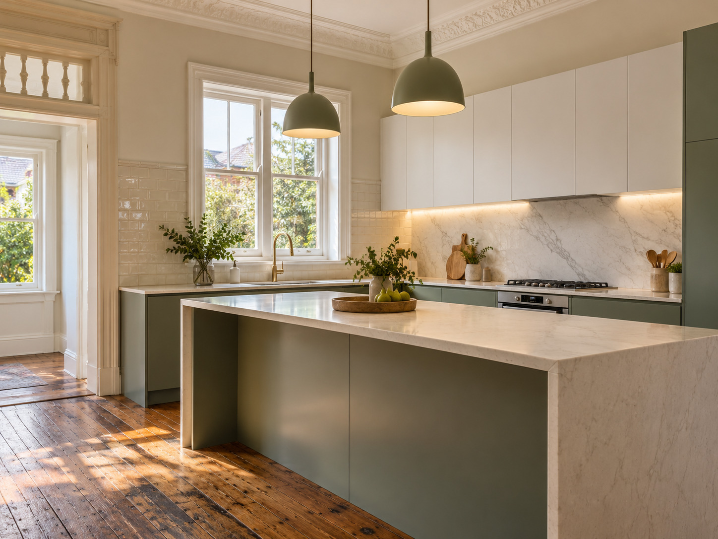Kitchen renovation planning for an older Sydney home with custom cabinetry