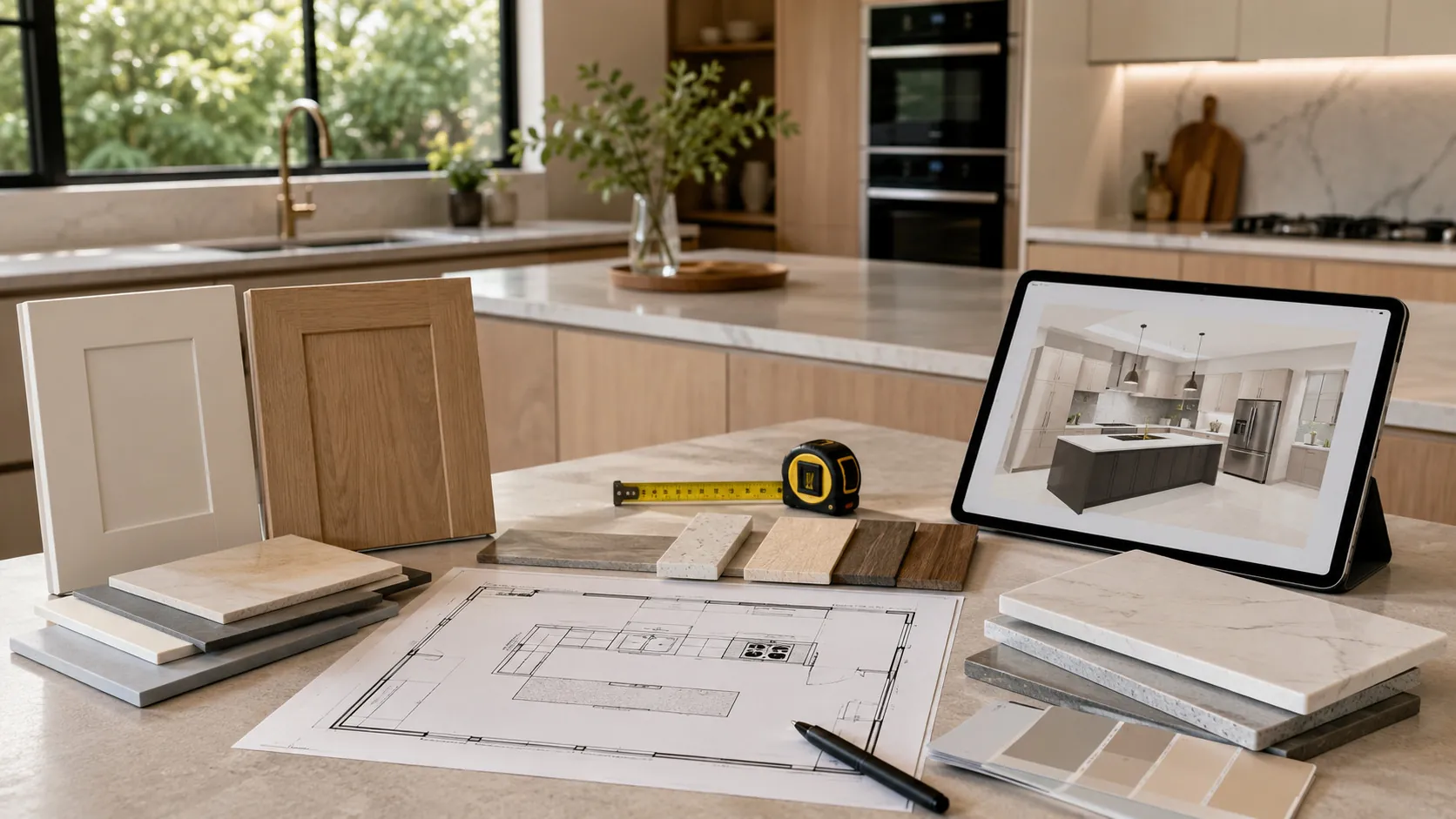 Sydney kitchen renovation design with custom cabinetry planned before manufacturing