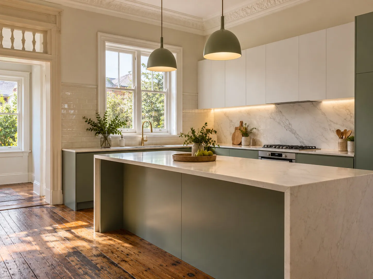 Kitchen renovation planning for an older Sydney home with custom cabinetry